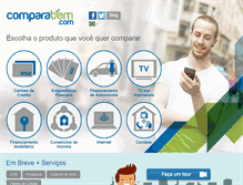 Tablet Screenshot of comparabem.com.br